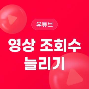유튜브 조회수 늘리기